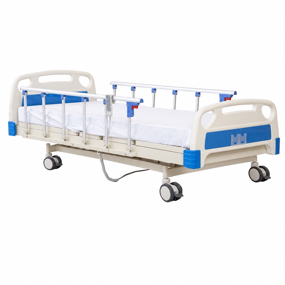 Three-function electric hospital bed, product detail 3
