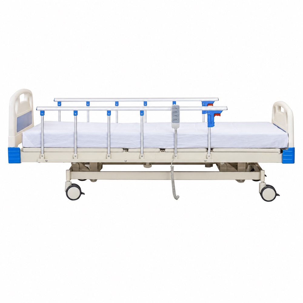 Three-function electric hospital bed, product view 2