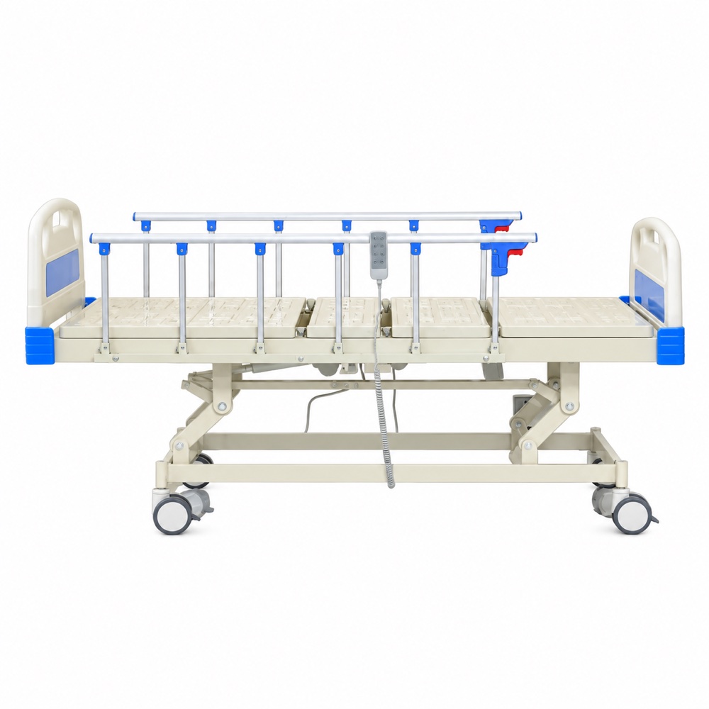 Three-function electric hospital bed, product view 3