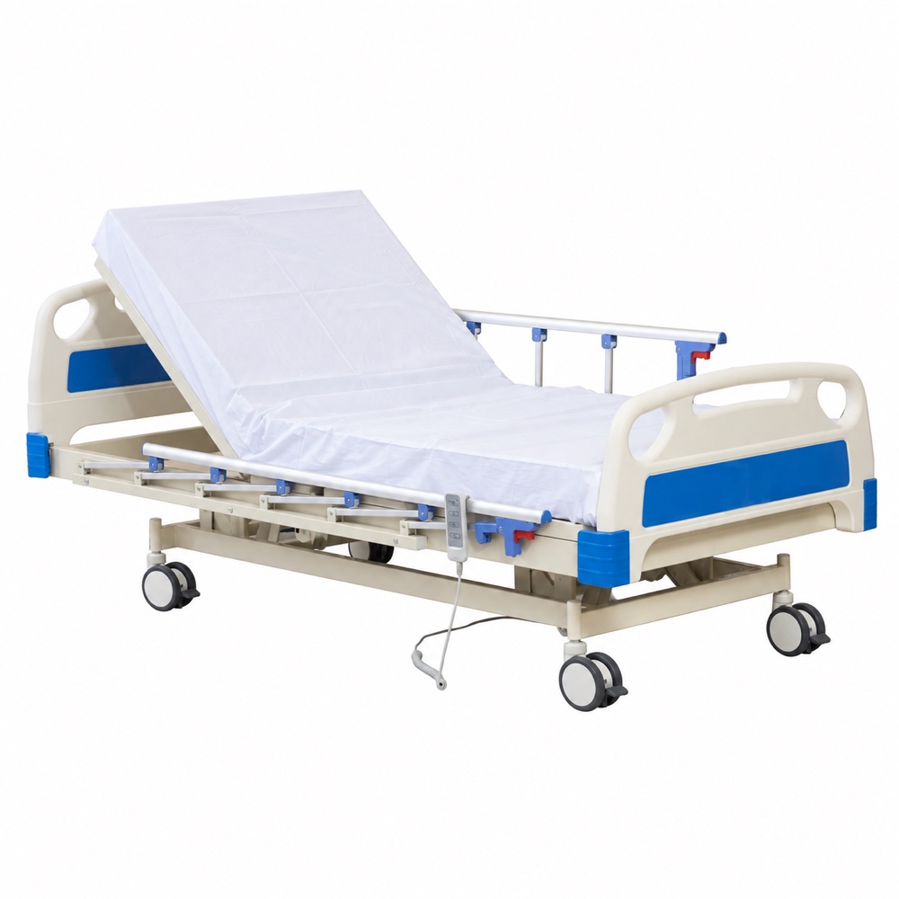 Three-function electric hospital bed, product view 5