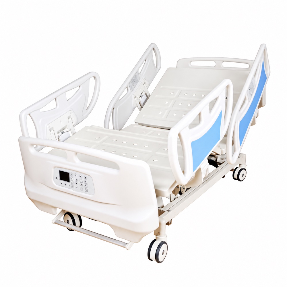 Five-function electric hospital bed with weighing scale, product view 6