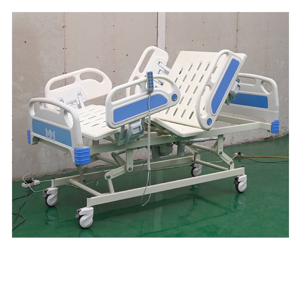 Five-function electric hospital bed, product view 2