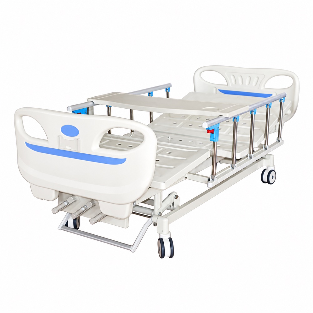 Three-function manual hospital bed, product detail 3