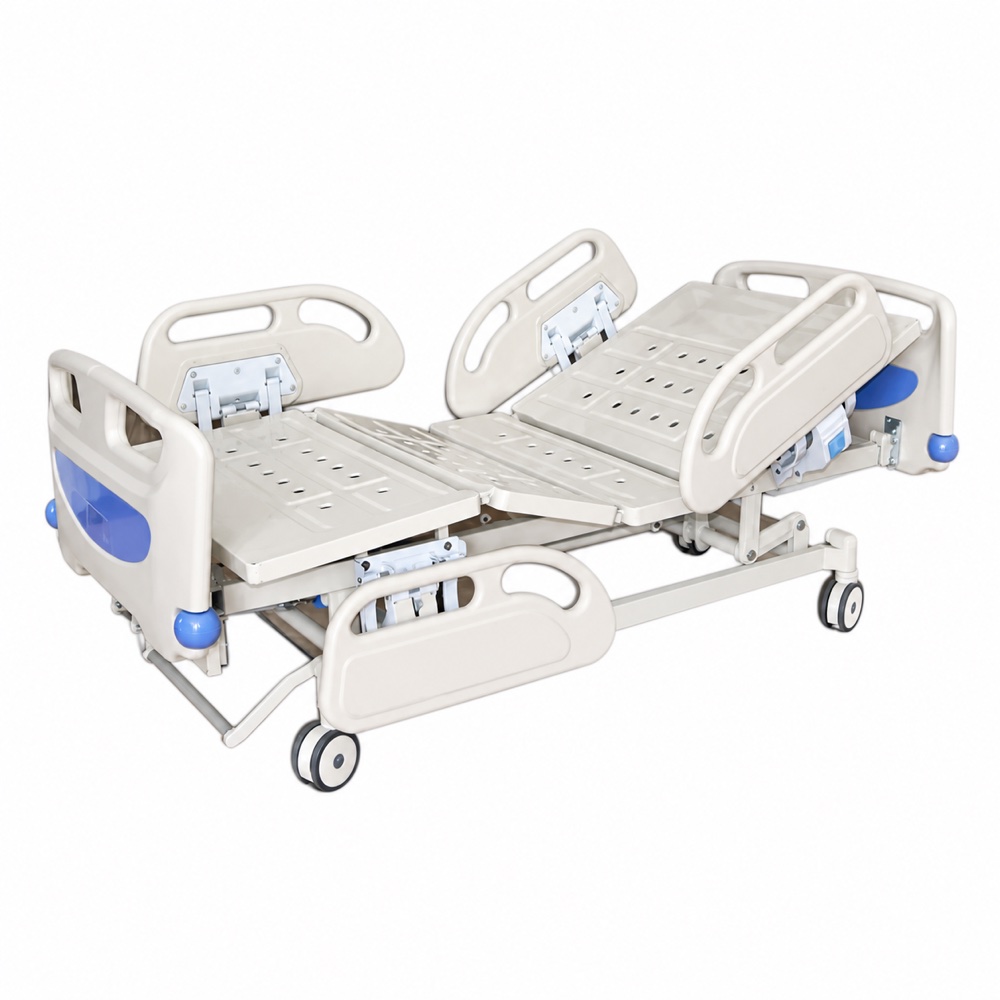 Three-function manual hospital bed, product detail 1