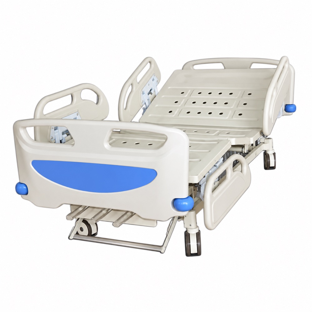 Three-function manual hospital bed, product detail 2