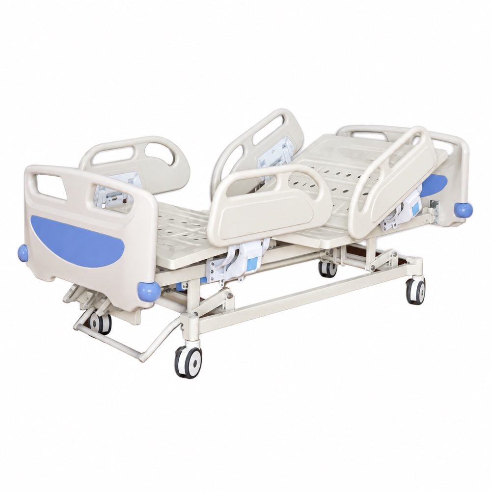 Three-function manual hospital bed, product detail 3