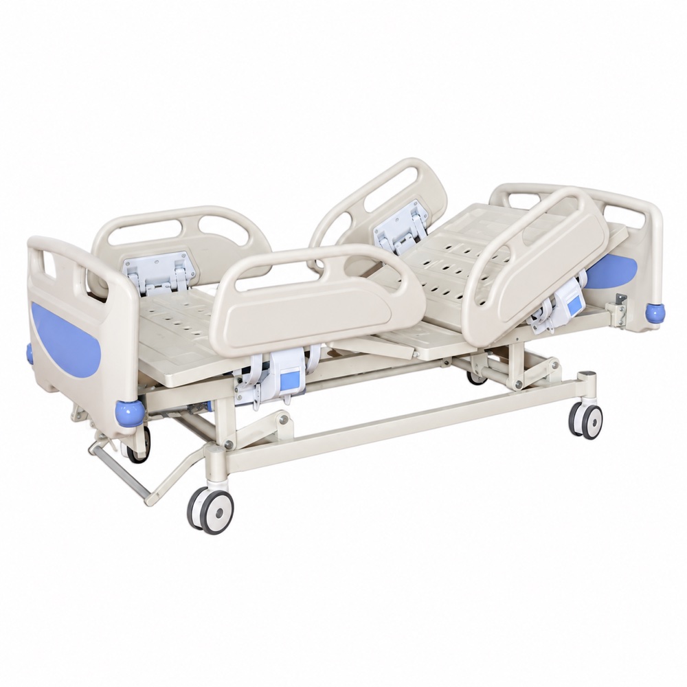 Three-function manual hospital bed, product view 3