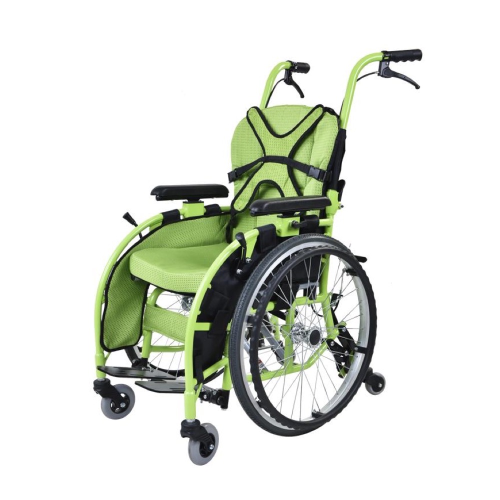 Pediatric manual wheelchair front view